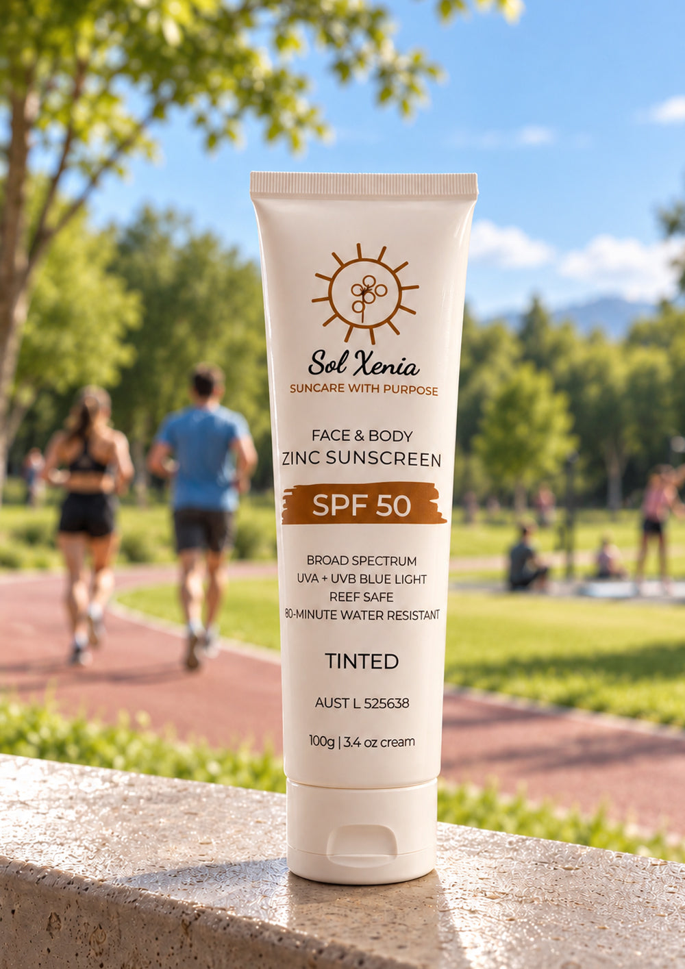Face & Body Tinted Zinc Sunscreen SPF50